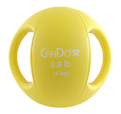 CanDo Molded Dual Handle Medicine Ball