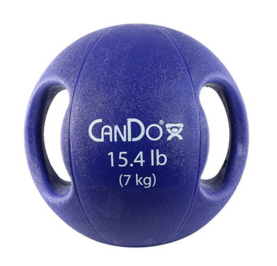 CanDo Molded Dual Handle Medicine Ball