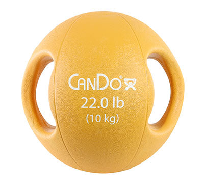 CanDo Molded Dual Handle Medicine Ball