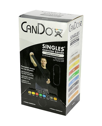 CanDo Low Powder Pre-cut Exercise Band 5' length