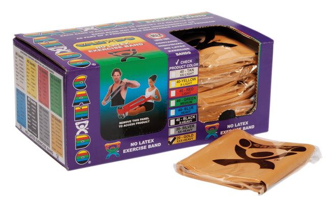 CanDo Pre-cut Exercise Band 4' Length