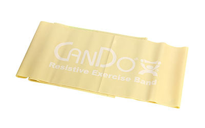 CanDo Low Powder Pre-cut Exercise Band 5' length