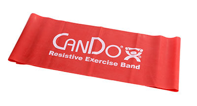 CanDo Low Powder Pre-cut Exercise Band 5' length
