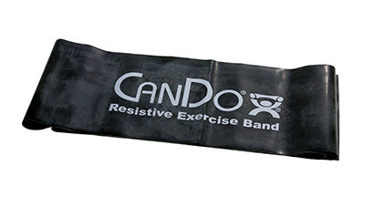 CanDo Low Powder Pre-cut Exercise Band 5' length