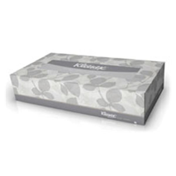 Kimberly Clark Professional Tissue Facial Kleenex White Flat Box 2 Ply 100/Bx, 36 BX/CA (21400)