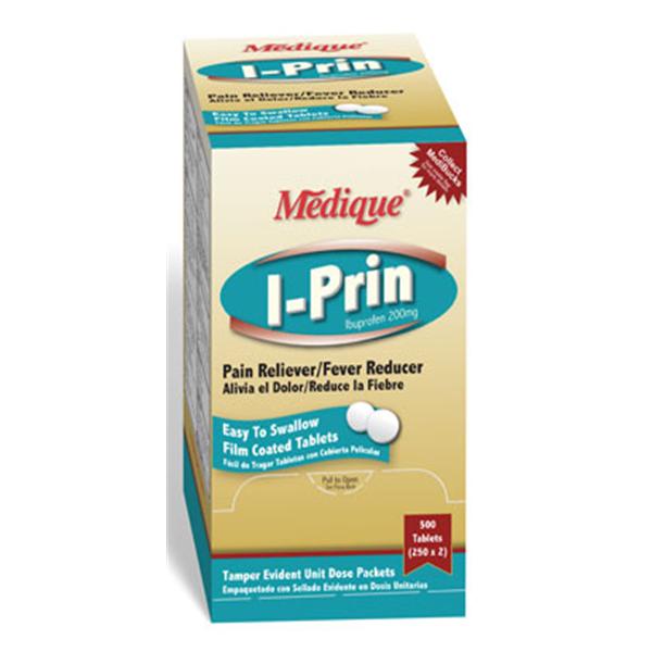 Medique Pharmaceuticals I-Prin 200mg Tablets Film Coated 250x2/Bx, 12 BX/CA (10013)