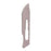 Myco Medical Supplies Blade Surgical Glassvan #22 Stainless Steel Sterile Disp 100/BX