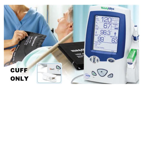 Welch-Allyn Cuff Blood Pressure Adult Male Screw Connector Large EA