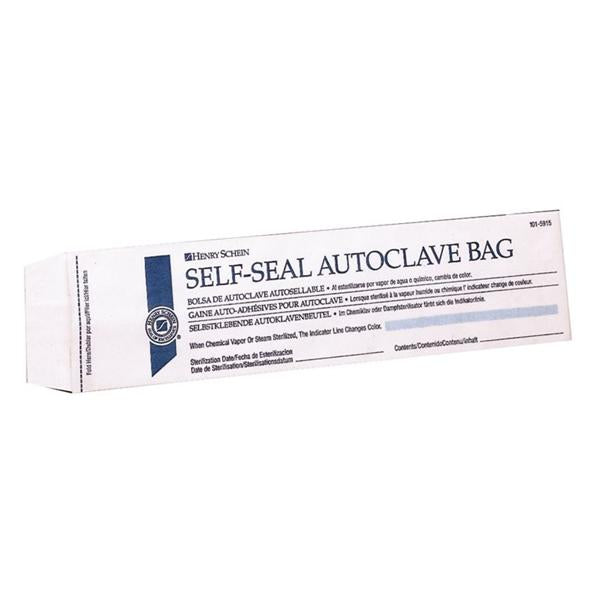 Henry Schein  Bag Sterilization HSI 10.5 in White 1000/Bx
