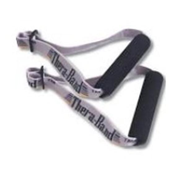 Hygenic  Handle Exercise Thera-Band Black/White Pair Pr, 12 PR/CA (22120)