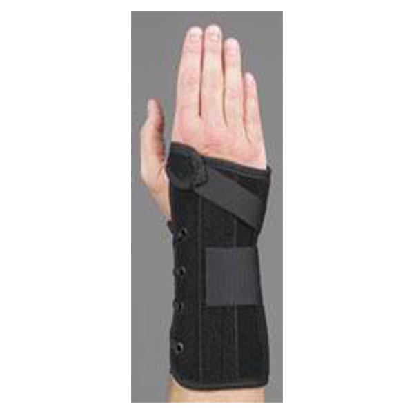 Medical Specialties Brace Lacer Wrist Suede Black Size 8" X-Large Left EA