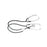 Medline Industries  Stethoscope Teaching Black 2-Head Ea