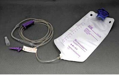 Amsino Enteral Feeding Sets - Enteral Feeding Set Pump with 1, 200 mL Bag - E-1200