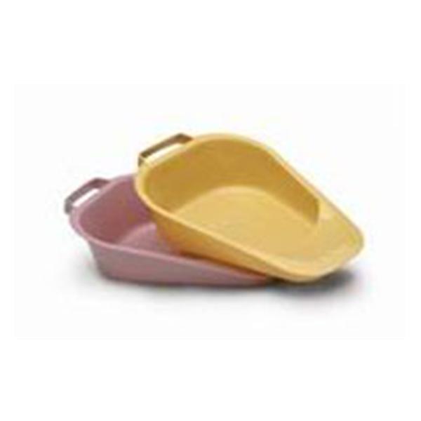 Medegen Medical Products Bedpan Fracture 1.1qt Dusty Rose Plastic Female With Handle Ea, 50 EA/CA (H100-10)