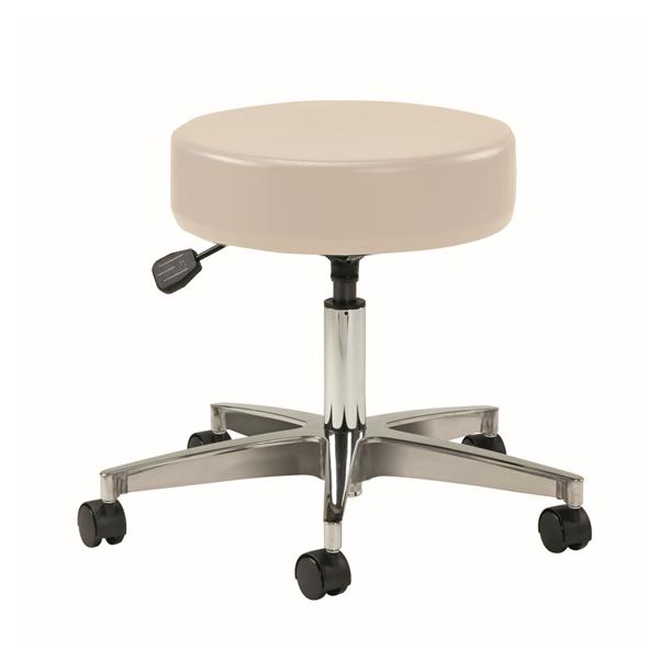 Clinton Industries Stool Exam Select Series Clamshell 5 Leg/Casters Backless Ea