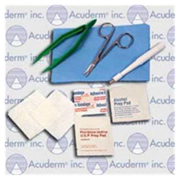 Acuderm Kit Biopsy Skin Acu-Punch 4mm W/ Gz/Scsrs/Fcp Strl 20/Bx