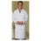 Fashion Seal Lab Coat Kn Lgnth 65% Polyester / 35% Cotton M Wht Sz 46 45" Ea