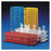Globe Scientific  Test Tube Rack 13mm 90 Place Red Ea