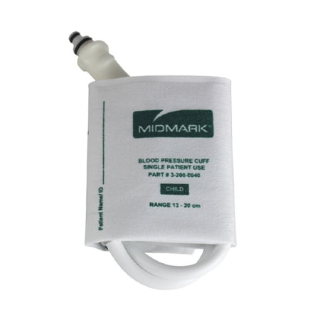 Blood Pressure Cuff, Dual Tube, Disposable, Child, 13cm to 20cm