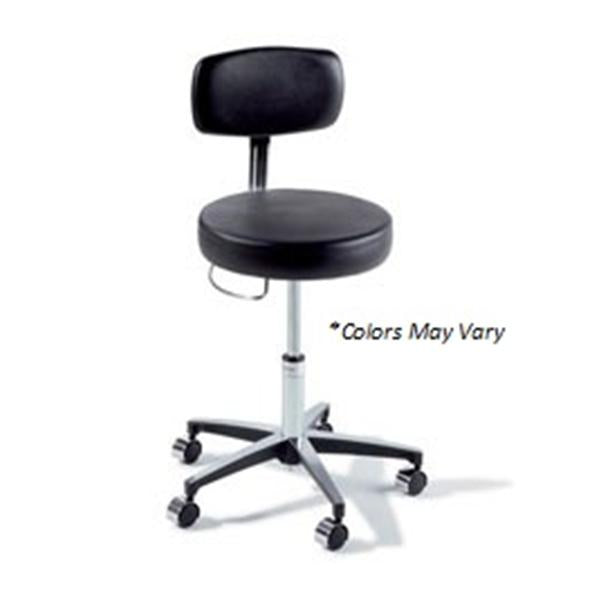 Midmark oration Stool Exam Ritter Classic Series Shadow Gray 5 Lg/Cstr Bckrst Ea (277-001-232)