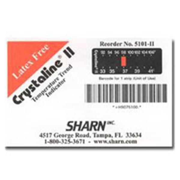 Sharn Thermometer Strip Crystaline Forehead 100/Bx