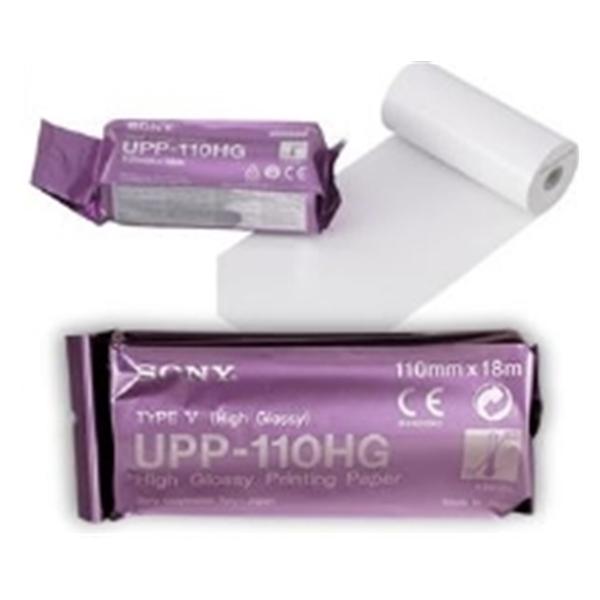 Cadmet Paper Thermal UPP110HG HiGloss Black/White 110mm For UP110HG 5/Bx