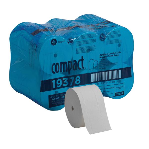 Georgia Pacific Toilet Tissue Compact White 1500 Sheets 2 Ply 18Rl/Ca