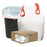 Berry Global  Bag Trash Draw'n Tie 13gal Rsn HD 24-1/2x27-3/8" White 200/Ca