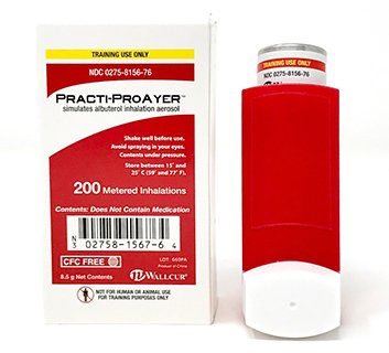 Wallcur Practi-ProAyer Educational Inhaler - EDU, INHALER, PRACTI-PROA ...