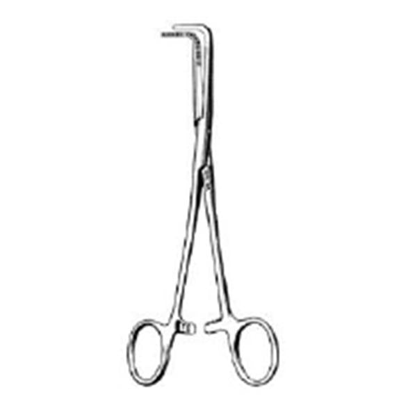 Sklar Instruments Forcep Hemostatic 7-1/4" Longitudinal Serrated Angled Right SS Ea