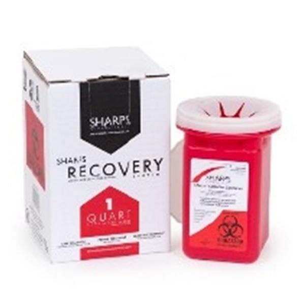 Sharps Compliance Container Mail In Sharps Recovery System 1qt Plastic