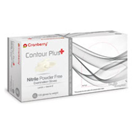 Pro2 Solutions Gloves Exam Contour Plus PF Nitrile LF 9.5 in Sm Pro White 100/Bx, 10 BX/CA (3226)