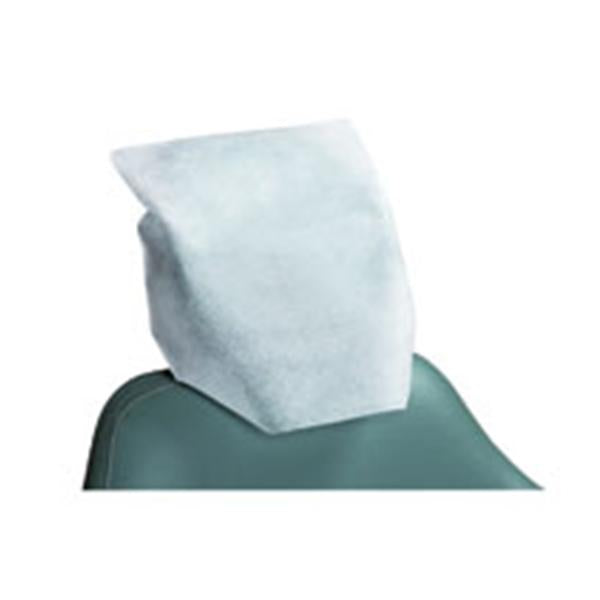 Crosstex International Cover Headrest 10 in x 13 in White Non Woven Fabric 500/Ca