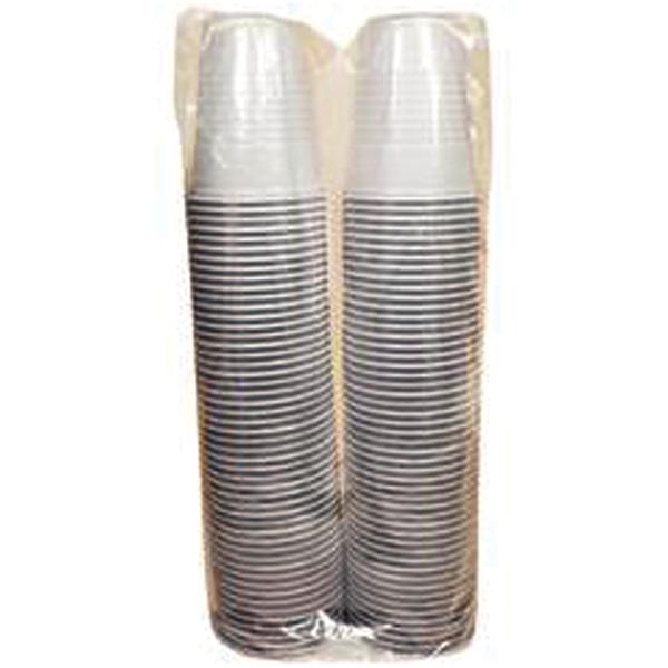 Crosstex International Cup Drinking Plastic 5 oz Silver / Grey 1000/Ca
