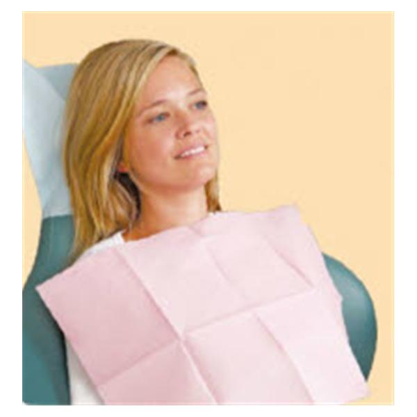 Crosstex International Bib Patient Advantage Plus 18 in x 13 in Blu 3 Ply T/P 500/Ca