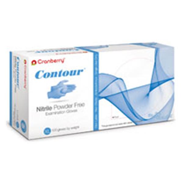 Pro2 Solutions Gloves Exam Contour PF Nitrile Latex-Free 9.5 in XL Blue 100/Bx, 10 BX/CA (3119)
