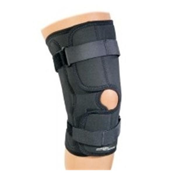 DJO Brace Wraparound Economy Adult Knee Drytex Black Size Small Ea (11-0672-2-0071)