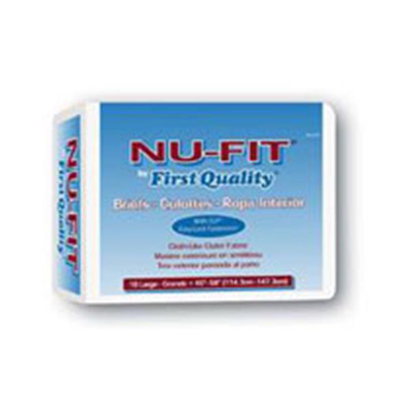 First Quality Products Brief Nu-Fit Adult Unisex Large 45-58" Extra Blue 4x18/Ca