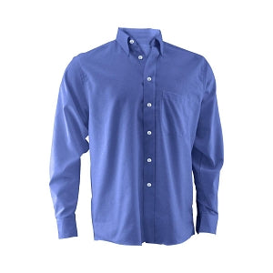 Edwards Garment Co Men's Oxford Shirts - Men's Long-Sleeved Oxford Shirt, French Blue, Size 2XL - 1077 FRENCH BLUE XXL