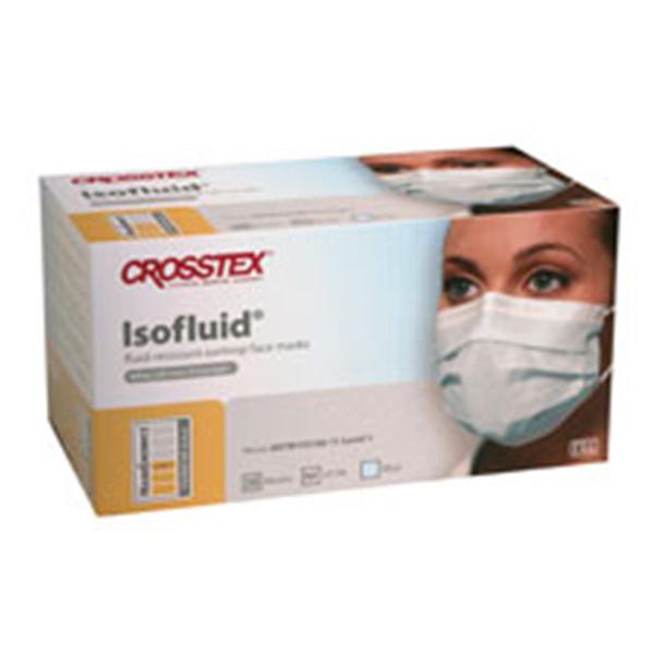 Crosstex International Face Mask Earloop Isofluid ASTM Level 1 Teal 50