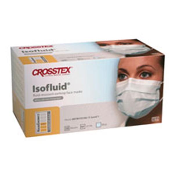 Crosstex International Face Mask Earloop Isofluid Fluid Resistant Blue 50/Bx, 40 BX/CA (GCIBL)