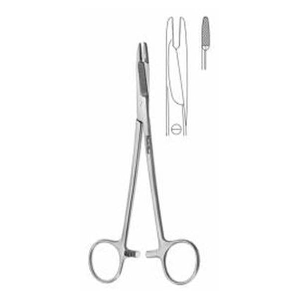 Miltex-Integra Miltex Holder Needle Olsen-Hegar Meister-Hand 4-3/4" Serrated Jaw SS Ea