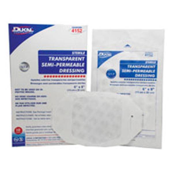 Dukal oration Dressing Film 6x8" Sterile Adhesive Transparent LF 10pk/Bx