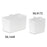 Phlebotic Cup Bin 2x3-1/4x3" White Plastic 12/Pk
