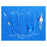 Codan US  IV Administration Set Flomed Inj w/Flash: 3 72 20Drp 20mL 50/Ca
