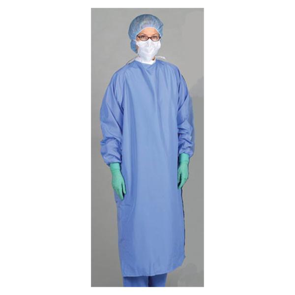 Medline Industries  Gown Surgical Blockade XL Ceil Blue Non-Sterile LF 12/Ca (MDT012086XL)