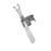 Miltex-Integra Miltex Hook Double Padgett 3-1/2" Curved 10mm Sharp Swvl Rng 2Prng SS Ea