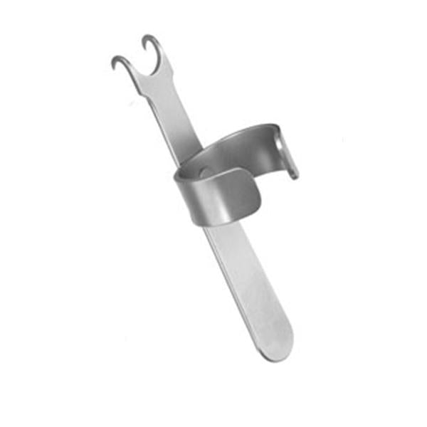 Miltex-Integra Miltex Hook Double Padgett 3-1/2" Curved 10mm Sharp Swvl Rng 2Prng SS Ea