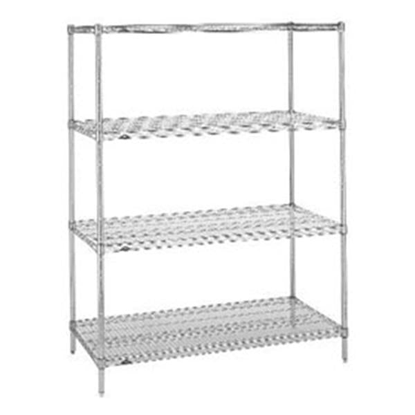 Intermetro Industries Shelf Storage Super Erecta 30x60" Chrome Wire Ea