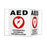 Cardiac Science  Sign 3D Wall Mount f/AED Ea Ea